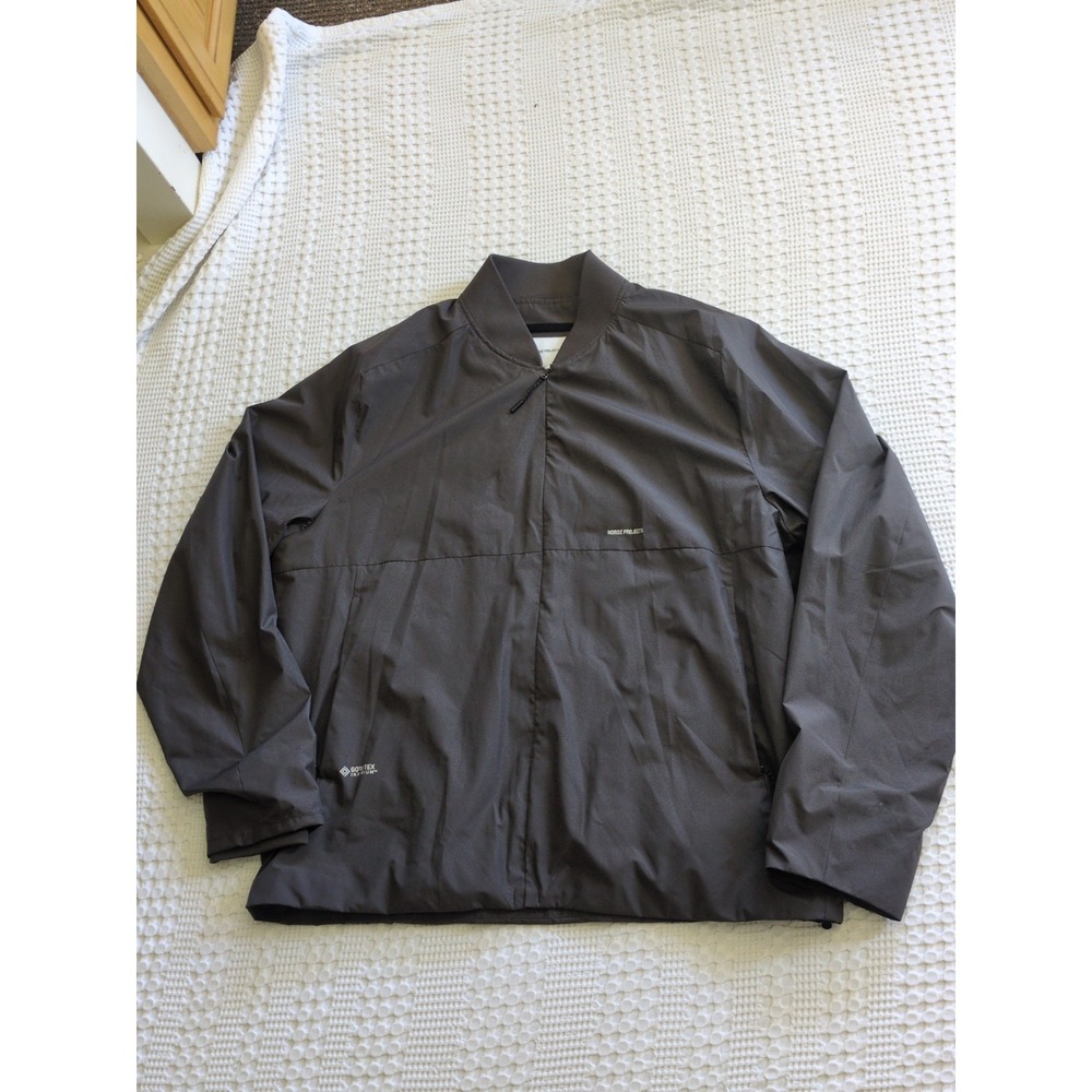 Norse Projects Ryan Gore-Tex Infinium Jacket Full Zip Size XXL Gray Mens